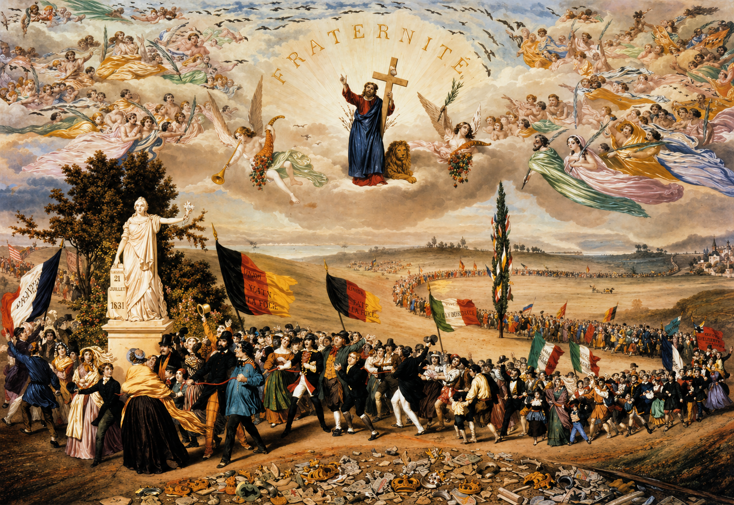Frederic Sorrieu's dream of a world made up of democratic and social Republics